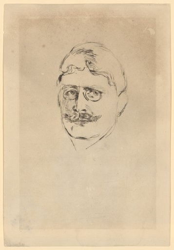 Portrait of Knut Hamsun