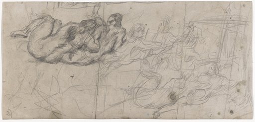 The Couple, Study for "L'après-midi à Naples" (1876/77)