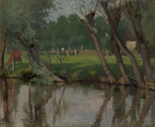 Stream Bank at Hangenbieten in Alsace