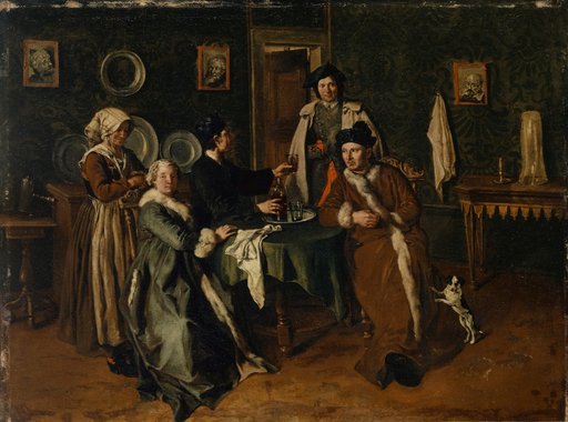 Family Portrait Around a Table