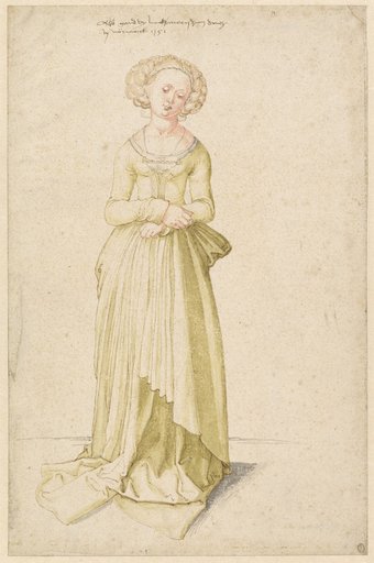Woman of Nuremberg in a Dance Dress