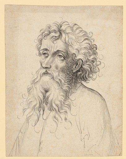 Half-length Portrait of a Bearded Man, Facing Left