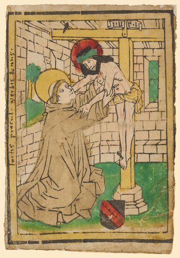 Saint Bernard of Clairvaux Embraced by the Crucified