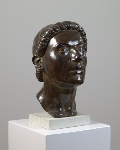 Head of Eros (From the unfinished group "Zeus and Eros")