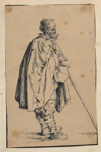 The Beggar with the Jug after Callot (Lieure 484)