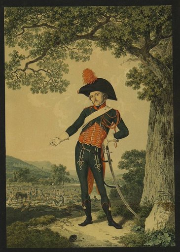 Guide d'Etat-Major in Chasseur Uniform