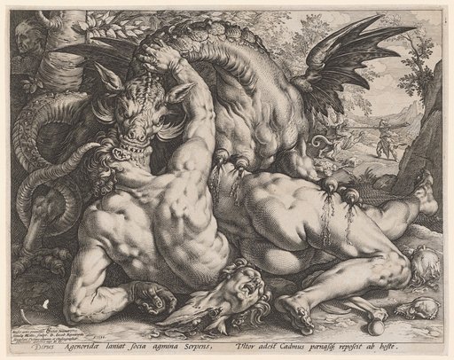 The Dragon Kills the Companions of Cadmus