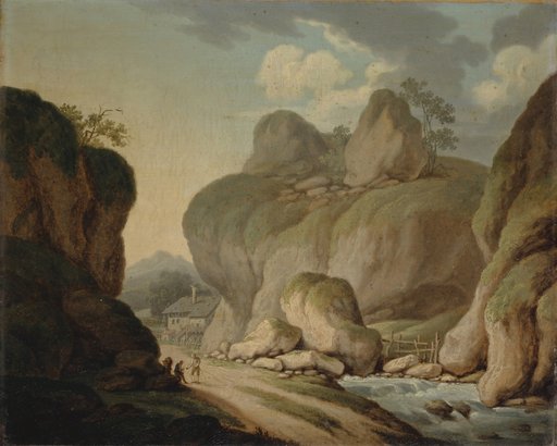 Rocky Landscape with a Stream