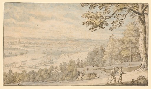 View from the Grenzacherhorn towards Basel