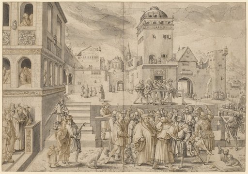 Ecce Homo, Copy after Lucas van Leyden's 1510 Engraving
