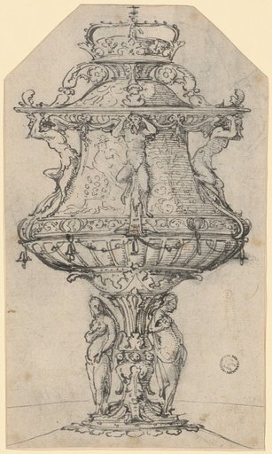 Table Ornament with Caryatids