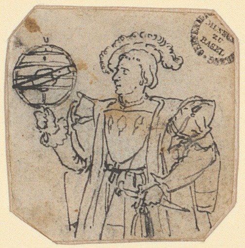 Half-Length Portrait of a Nobleman Holding a Celestial Globe