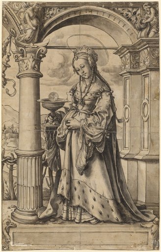 Circular Design with Saint Barbara
