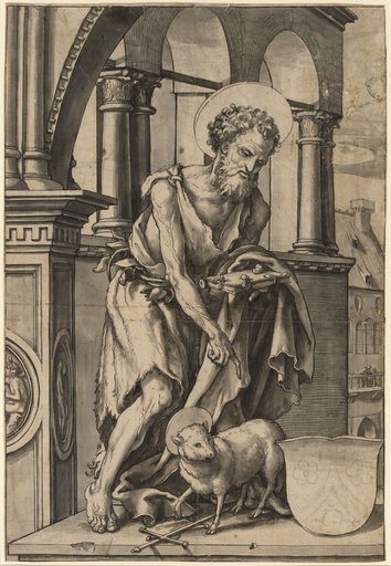 Circular Design with Saint John the Baptist