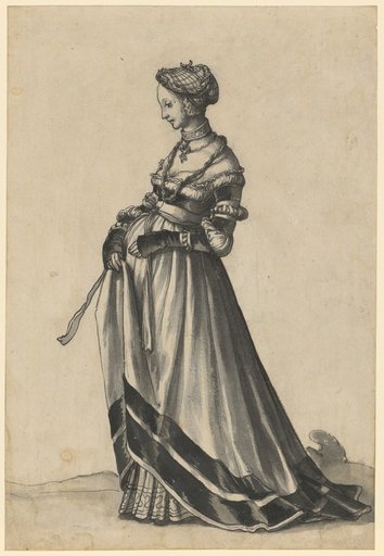 Woman of Basel, Walking Left