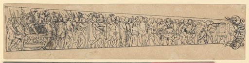 Dagger Sheath with Triumphal Procession