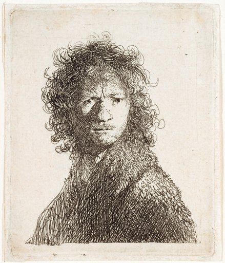 Self-Portrait with a Furrowed Brow