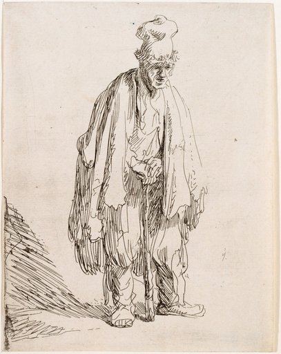 Large Standing Beggar
