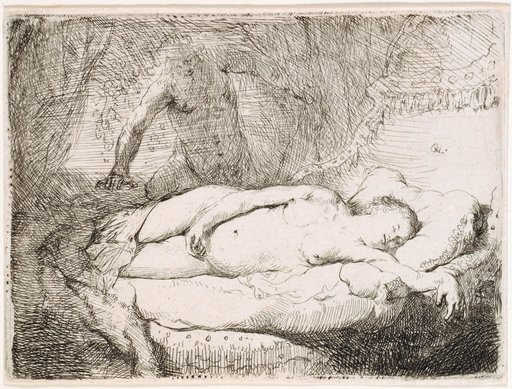 Jupiter and Antiope, Small Plate