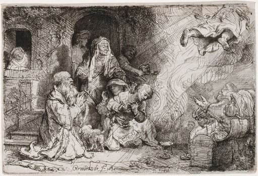 The Angel Disappearing before the Family of Tobias