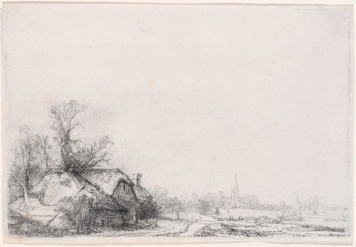 Farmhouses by the Canal with a View of Ouderkerk