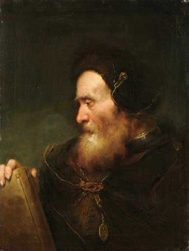 Portrait of a Bearded Old Man with a Book