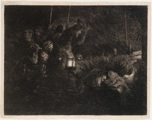 The Adoration of the Shepherds, by Lantern Light
