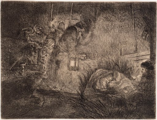 The Adoration of the Shepherds, by Lantern Light
