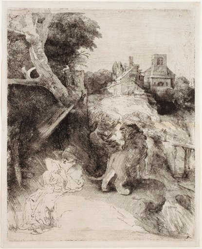 Saint Jerome in an Italian Landscape