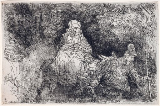 Flight into Egypt, Crossing a Stream