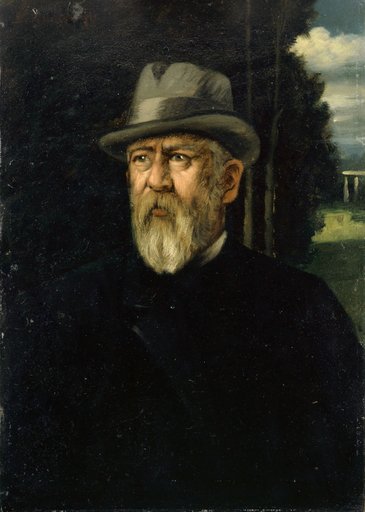 Copy after Ernst Würtenberger: Portrait of Arnold Böcklin at the Age of Approximately 69–70 Years