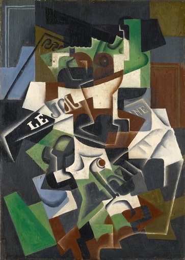 Compotier, Pipe and Newspaper