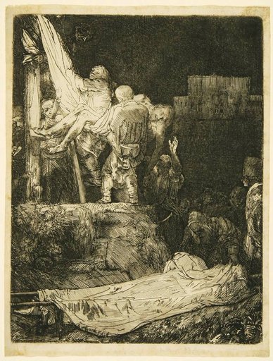 The Descent from the Cross by Torchlight