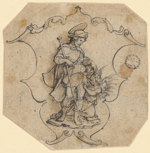 Saint Roch on a Coat of Arms