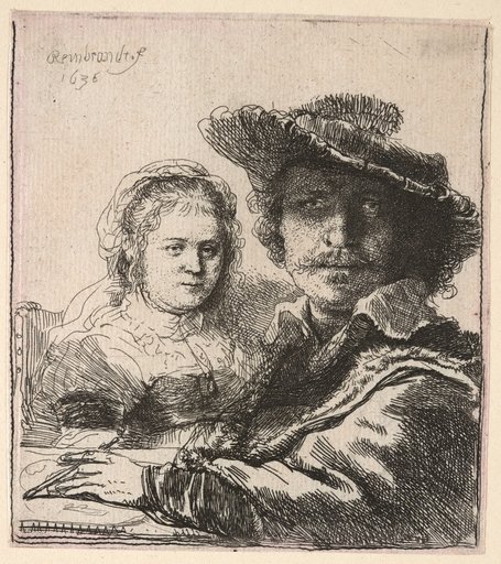 Self-Portrait with Saskia