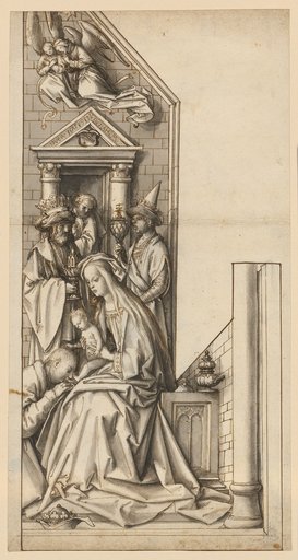 The Adoration of the Kings. Design for the Right Organ Wing of the Kaisheim Monastery