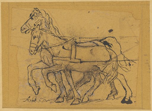 Two Omnibus Horses