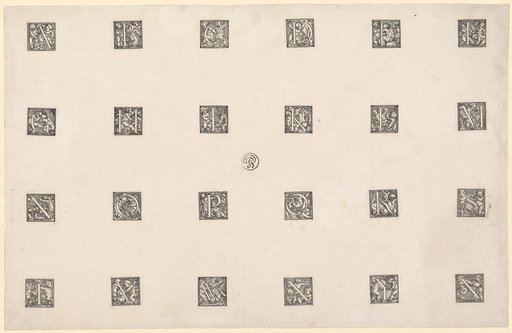 Latin Capital Letters (So-called Children's Alphabet)