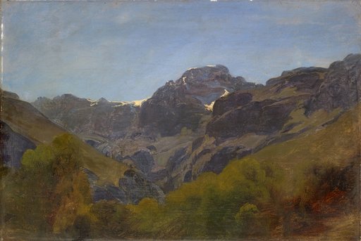Glarner Mountain Landscape with "Rüchigrat" and "Bös Fulen"