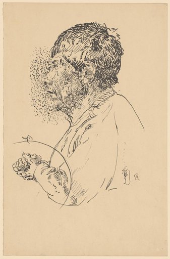 Giovanin de Vöja, Study for "Emmaus"