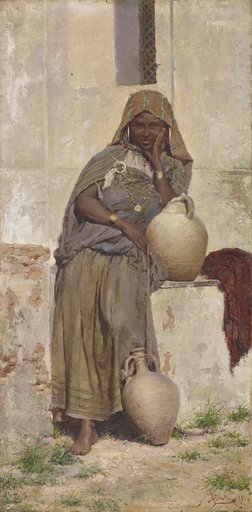 Arab Woman at a Fountain