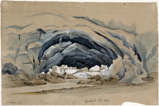 Glacier Gate of the Black Lütschine near Grindelwald
