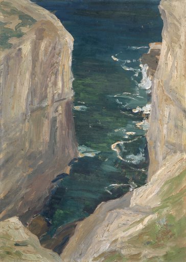 View from the Rocky Coast to the Sea
