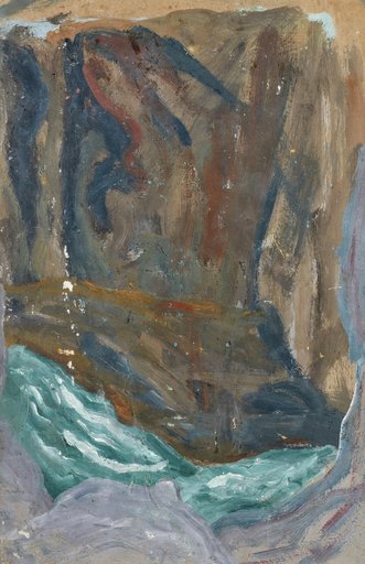 Surf in a Rock Cleft
