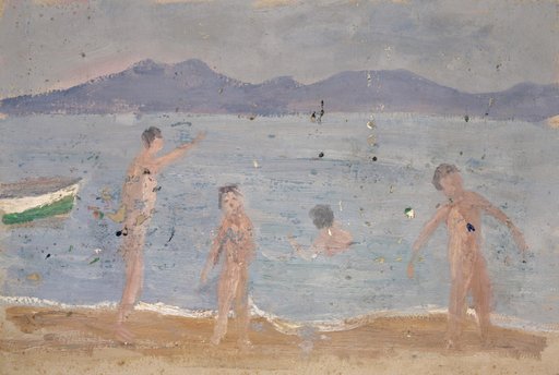 Bathing Youths on the Beach