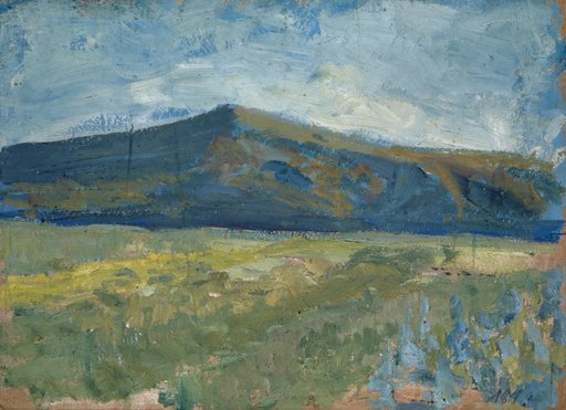 Plain with a Bare Mountain