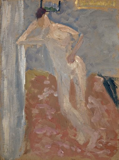 Nude Man in a Corner of a Room