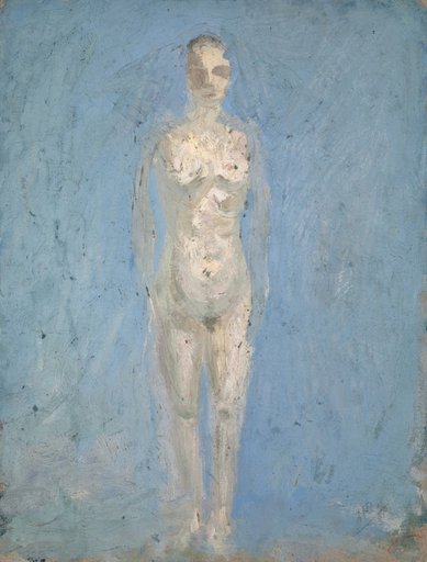 Nude Woman against a Bright Sky