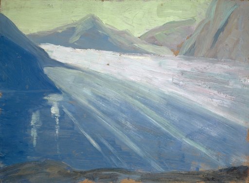 View of the Aletsch Glacier
