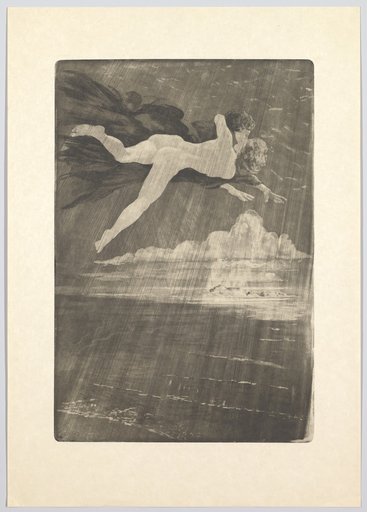 Lovers Floating Above the Sea